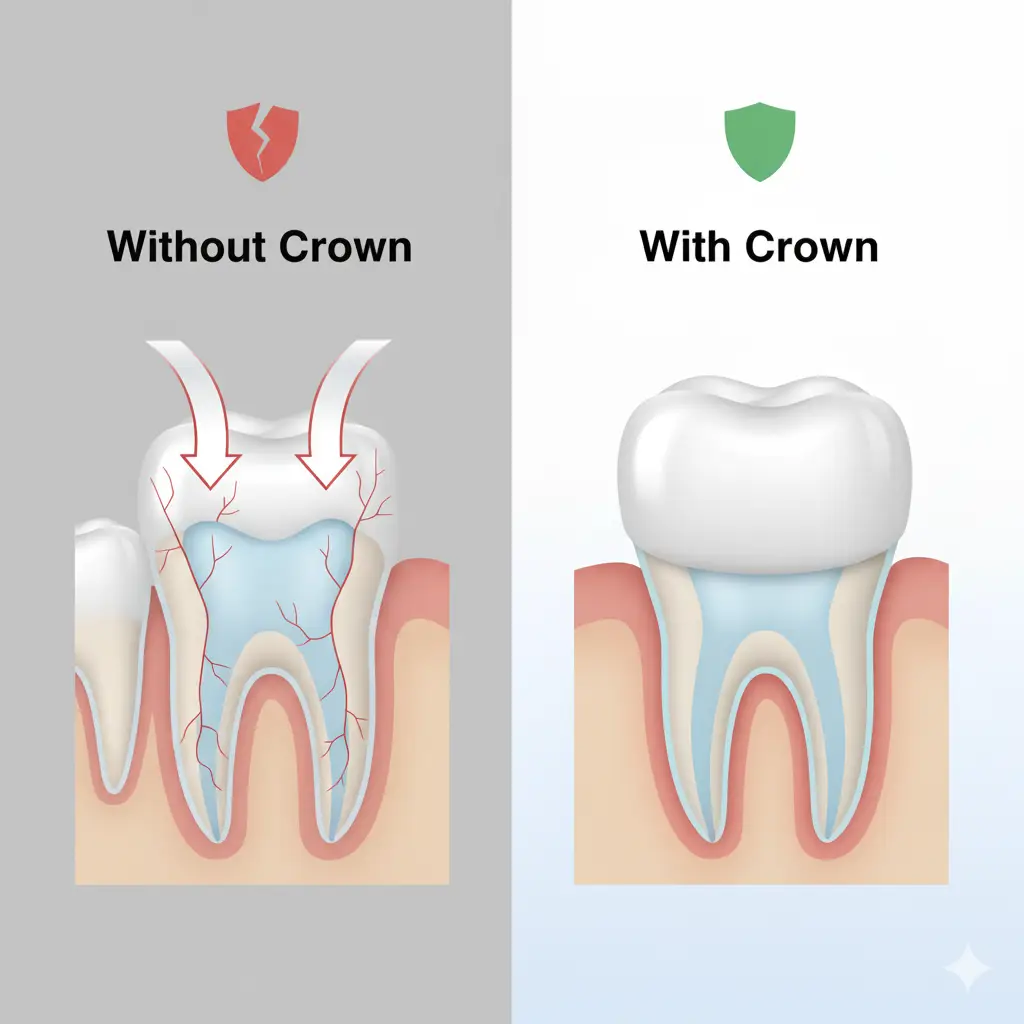 Crowns and Bridges Prosthetic Treatment in Hyderabad - Crowns and Bridges